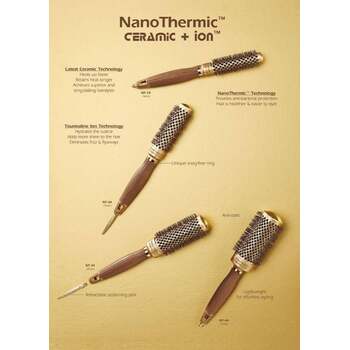 NanoThermic Ceramic + Ion 24 Hairbrush - Kulatý kartáč